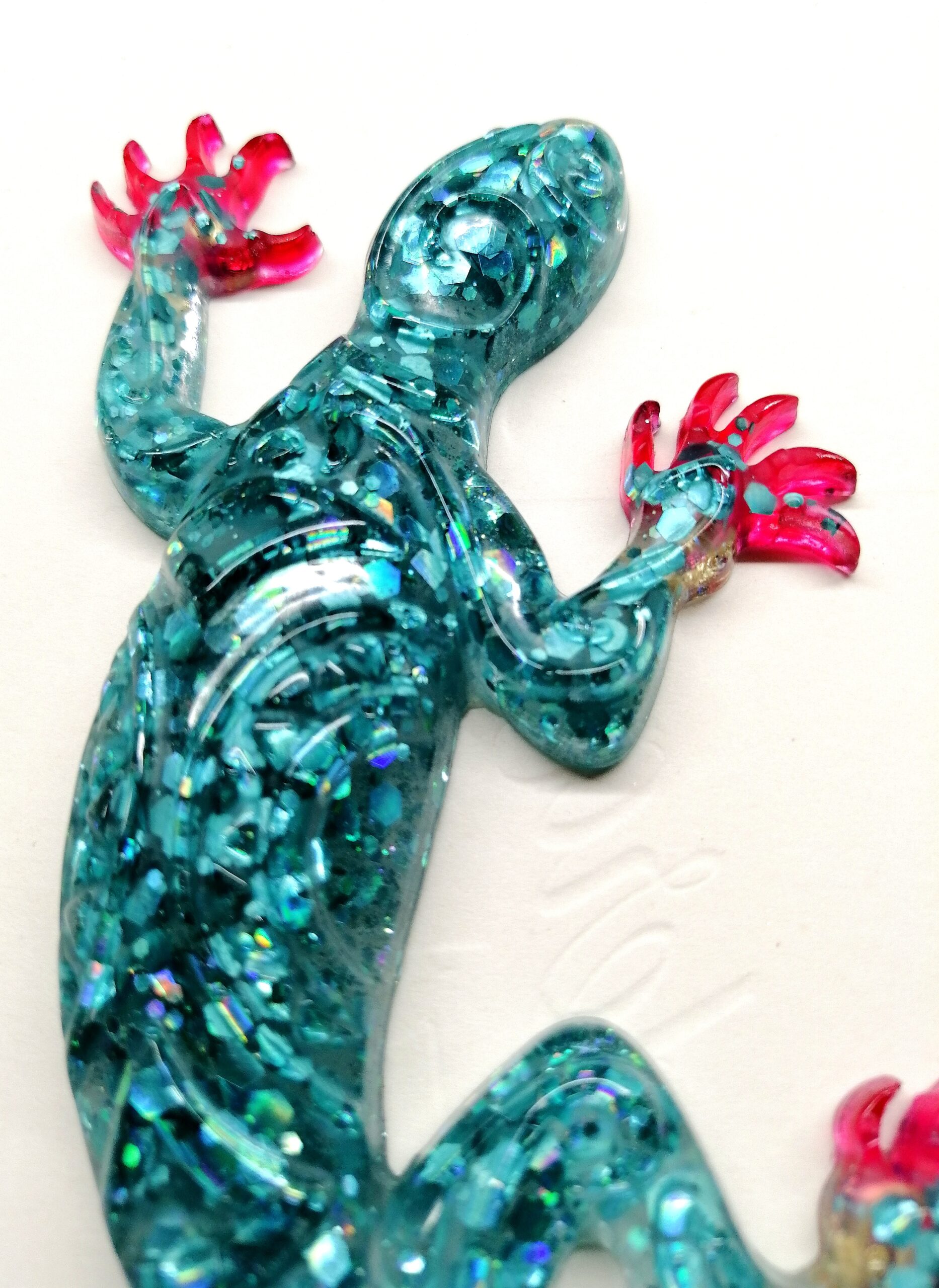 Gekon / kuščar modri z bleščicami - Slika 5